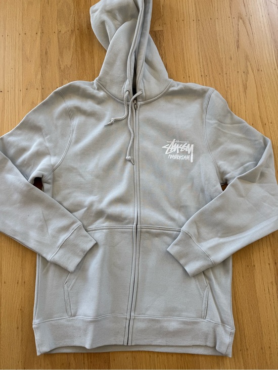 Stussy Other - Stüssy Amsterdam Light Gray Zip Up Chapter Hoodie